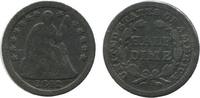 Etats - Unis Argent 1/2 Dime 1/2 Dime Liberté Assise Etats - Unis Argent -