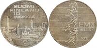 Finlande Argent 10 Markkaa 10 Markkaa 10ème Championnat d'Europe d'athlétisme Finlande Argent -