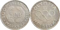 Finlande Argent 500 Markkaa 500 Markkaa J.O. d'hiver d'Helsinki Finlande Argent -