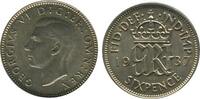 Grande Bretagne Argent 6 Pence 6 Pence Georges VI Grande Bretagne Argent - Grande Bretagne -
