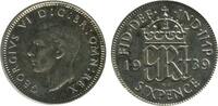 Grande Bretagne Argent 6 Pence 6 Pence Georges VI Grande Bretagne Argent - Grande Bretagne -