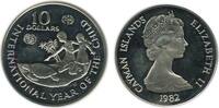 Iles Caymans Argent 10 Dollars 10 Dollars Iles Cayman Argent -