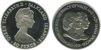 Iles Falkland Argent 50 Pence 50 Pence Iles Falkland Argent -