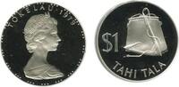 Iles Tokelau Argent 1 Tala 1 Tala Elisabeth II Iles Tokelau Argent -