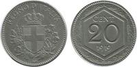 Italie - Italie Reunifiee 20 Centimes Tranche Lisse 20 Centimes Tranche Lisse Italie - Italie Reunifiee -