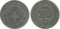 Italie - Italie Reunifiee 20 Centimes Tranche Lisse 20 Centimes Tranche Lisse Italie - Italie Reunifiee -