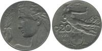 Italie - Italie Reunifiee 20 Centimes Tranche Striée 20 Centimes Tranche Striée Italie - Italie Reunifiee -