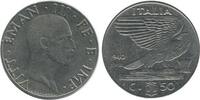 Italie - Italie Reunifiee 50 Centimes Victor Emmanuel III 50 Centimes Victor Emmanuel III Italie - Italie Reunifiee -