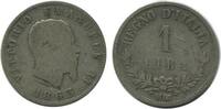 Italie Argent - Italie Reunifiee 1 Lire 1 Lire Victor Emmanuel II Italie Argent - Italie Reunifiee -
