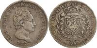 Italie Argent - Sardaigne 5 Lires 5 Lires Charles Felix Italie Argent - Sardaigne -