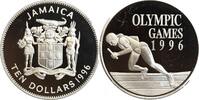 Jamaïque Argent 10 Dollars 10 Dollars Jeux Olympiques - Jamaïque Argent -