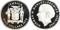 Jamaïque Argent 5 Dollars 5 Dollars Jamaïque Argent -