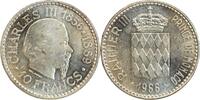 Monaco Argent 10 Francs 10 Francs Charles III - Monaco Argent -