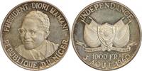 Niger Argent 1000 Francs 1000 Francs Diori Hamani Niger Argent -