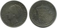 Pays - Bas Argent 1 Florin 1 Florin Wilhelmine Tête Âgée Pays - Bas Argent -