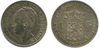 Pays - Bas Argent 1 Florin 1 Florin Wilhelmine Tête Âgée Pays - Bas Argent -