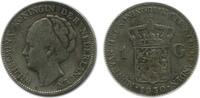 Pays - Bas Argent 1 Florin 1 Florin Wilhelmine Tête Âgée Pays - Bas Argent -