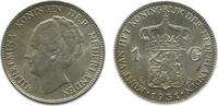 Pays - Bas Argent 1 Florin 1 Florin Wilhelmine Tête Âgée Pays - Bas Argent -