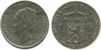 Pays - Bas Argent 1 Florin 1 Florin Wilhelmine Tête Âgée Pays - Bas Argent -