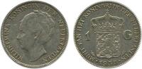 Pays - Bas Argent 1 Florin 1 Florin Wilhelmine Tête Âgée Pays - Bas Argent -