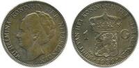 Pays - Bas Argent 1 Florin 1 Florin Wilhelmine Tête Âgée Pays - Bas Argent -