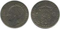 Pays - Bas Argent 1 Florin 1 Florin Wilhelmine Tête Âgée Pays - Bas Argent -