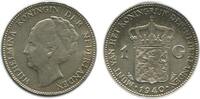 Pays - Bas Argent 1 Florin 1 Florin Wilhelmine Tête Âgée Pays - Bas Argent -