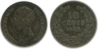 Pays - Bas Argent 10 Cents 10 Cents Guillaume II Pays - Bas Argent -