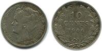 Pays - Bas Argent 10 Cents 10 Cents Wilhelmine Petite Tête Modifiée Pays - Bas Argent -
