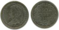 Pays - Bas Argent 10 Cents 10 Cents Wilhelmine Petit Buste Pays - Bas Argent -
