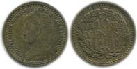 Pays - Bas Argent 10 Cents 10 Cents Wilhelmine Petit Buste Pays - Bas Argent -
