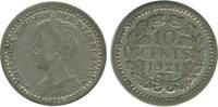 Pays - Bas Argent 10 Cents 10 Cents Wilhelmine Petit Buste Pays - Bas Argent -
