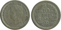 Pays - Bas Argent 10 Cents 10 Cents Wilhelmine Petit Buste Pays - Bas Argent -
