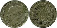 Pays - Bas Argent 10 Cents 10 Cents Wilhelmine Tête Agée Pays - Bas Argent -