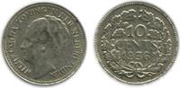 Pays - Bas Argent 10 Cents 10 Cents Wilhelmine Tête Agée Pays - Bas Argent -