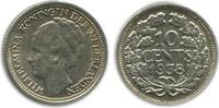 Pays - Bas Argent 10 Cents 10 Cents Wilhelmine Tête Agée Pays - Bas Argent -