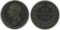 Pays - Bas Argent 25 Cents 25 Cents Guillaume II Pays - Bas Argent -