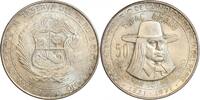 Pérou Argent 50 Soles 50 Soles Tupac Amaru - Pérou Argent -