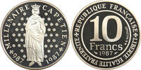  10 Francs 1987 10 Francs Hugues Capet PP 59,00 EUR  zzgl. 11,50 EUR Versand