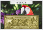 Belize 20 Dollars 1984 ND Scarlet Macaw (gold) in plastic envelope with ... 64,95 EUR  zzgl. 6,50 EUR Versand