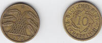 Deutschland 10 Reichspfennig Lot 100 Stück -