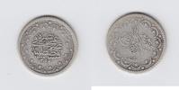 Türkei 5 Kurusch 1255/15AH Konst. ss