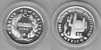 Türkei 10.000 Lira Fußball WM Mwxiko/Kaktus -