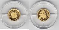 Andorra 2 Diners 10 Jahre Euro kleinste Goldmünze der Welt 2009 pp