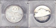 DDR DDR 10 Mark 1985 Semperoper Dresden PP 5000 Ex. orig. verplombt