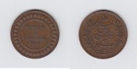 Tunesien  5 centieme 1891  5,00 EUR  zzgl. 6,00 EUR Versand