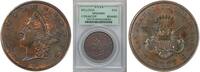 $20  USA (1854) $20 Kellogg & Co., Copper Die Trial MS64BN PCGS