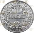 Germany Deutsches Reich 1 Mark 1914 AA TOP ERHALTUNG!!! VERY RARE !!! HHP MS66
