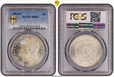 The United States of America $1 1884-O TOP ERHALTUNG!!! VERY RARE !!! PCGS MS64