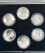 1949 - 1998 Germany Set die 6 Silbermedaillen der Deutschen Bundeskanzler Proof Rare!